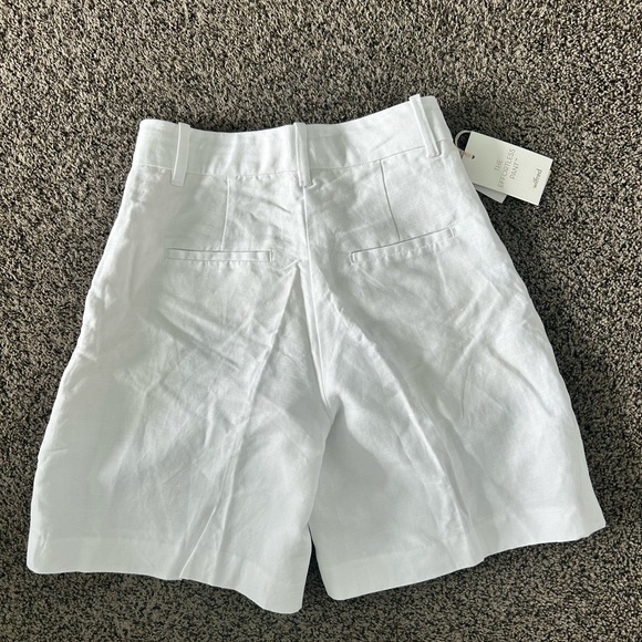 Aritzia Wilfred  Effortless Linen Shorts 7” White - Picture 2 of 5